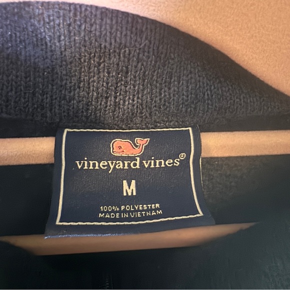 Vineyard Vines Men’s Harbor Fleece Vest - Nautical Navy - Size Medium - Picture 5 of 5